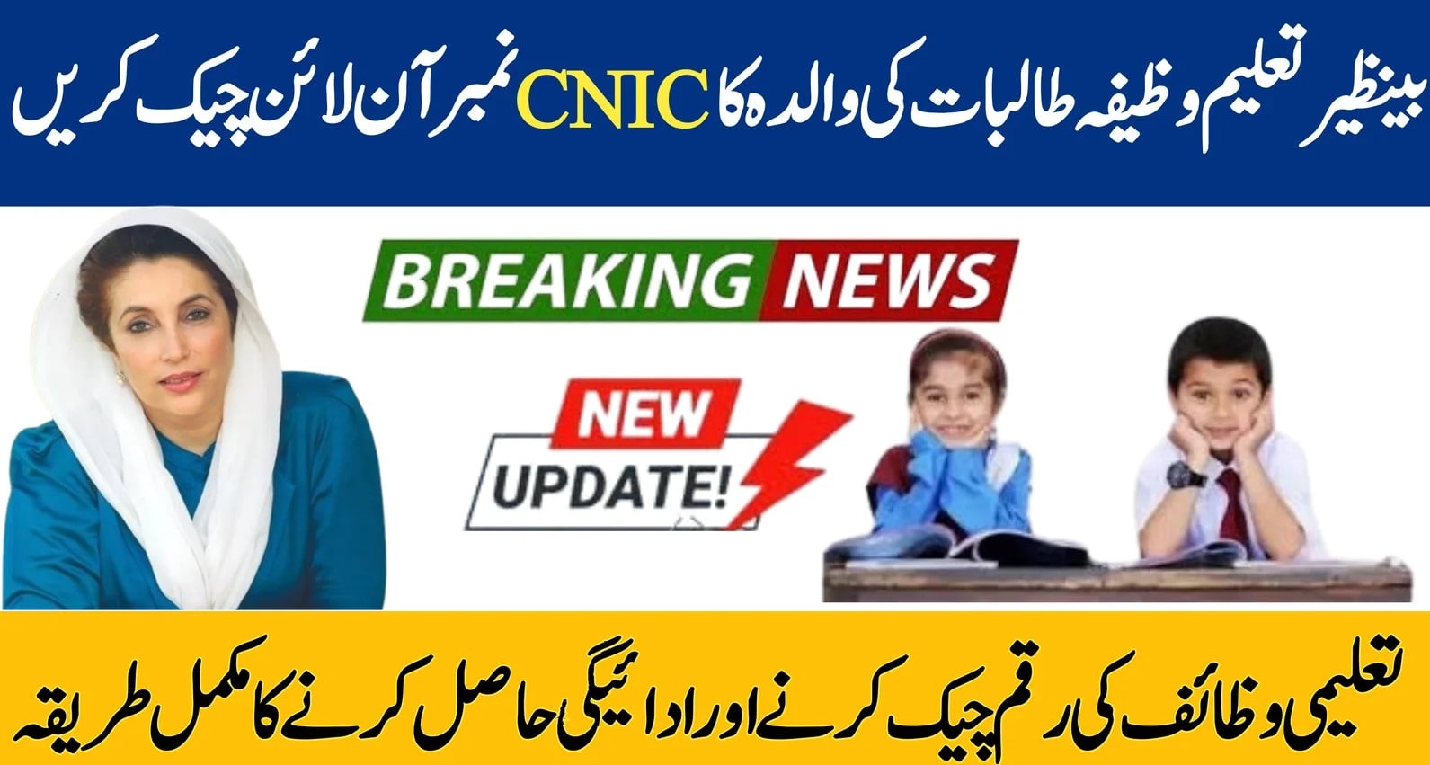 benazir taleemi wazaif check online